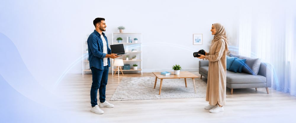 صورة توضيحية لعملية مقايضة بين عضوين